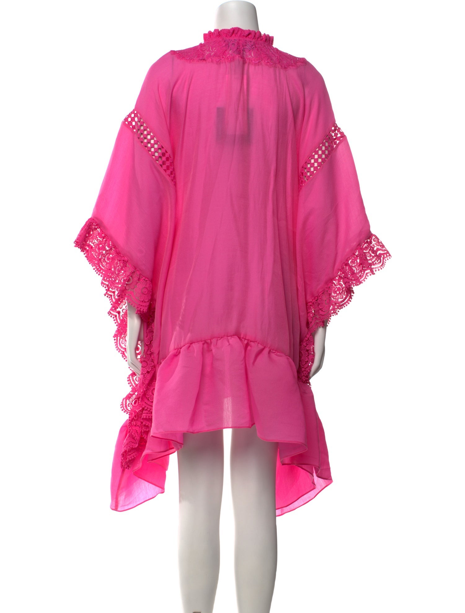 Cynthia Rowley Tie Neck Mini Dress